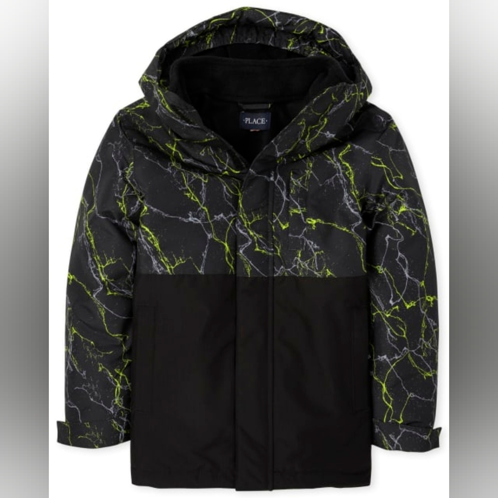 NWT Children's Place 3-in-1 Boys Winter Coat Snow Jacket Size L (10-12)